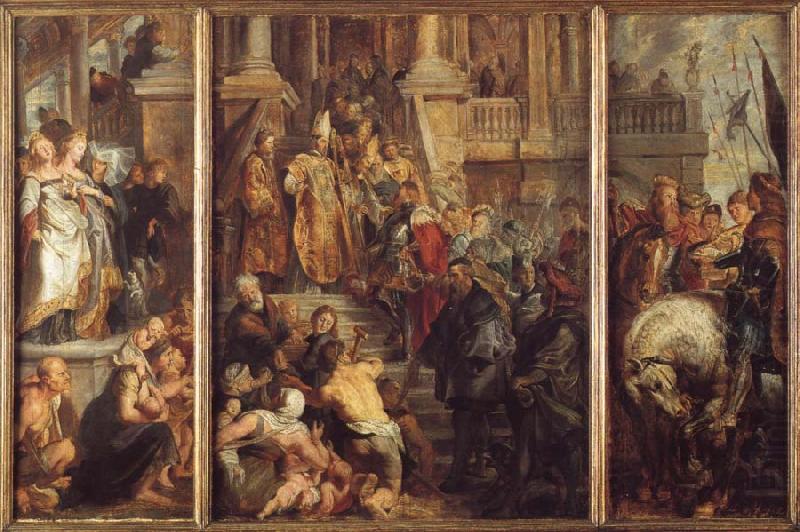 Saint Bavo About to Receive the Monastic Habit at Ghent, Peter Paul Rubens